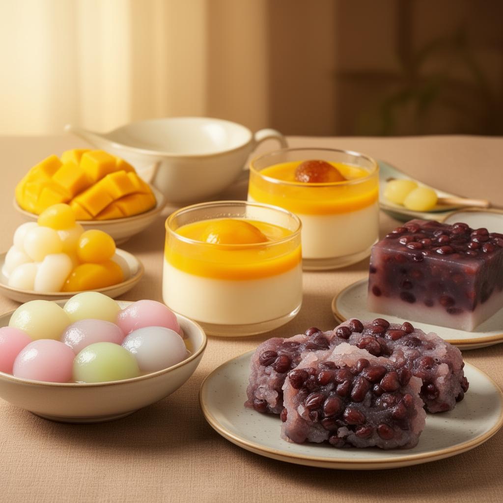 甜品挑战赛作品，多款中式甜点